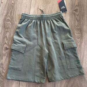 Reebok boys  Green Cargo Shorts